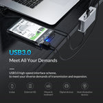 ORICO MH2AC-U3 Clip-Typ 2 Ports USB3.0 HUB mit SD-Kartenleser