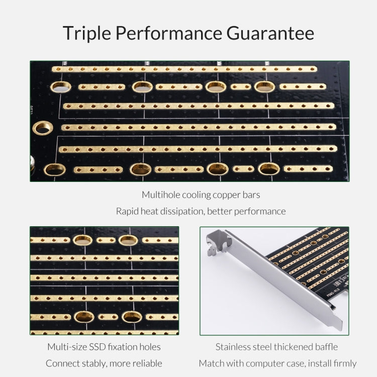 ORICO PDM2 M.2 NVME zu PCI-E 3.0 X4 Erweiterungskarte
