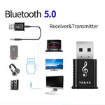 MSD168 2 in 1 Bluetooth Sender Empfänger Mini 3,5 mm AUX Stereo kabelloser Bluetooth 5.0 Adapter für Auto TV PC MP3