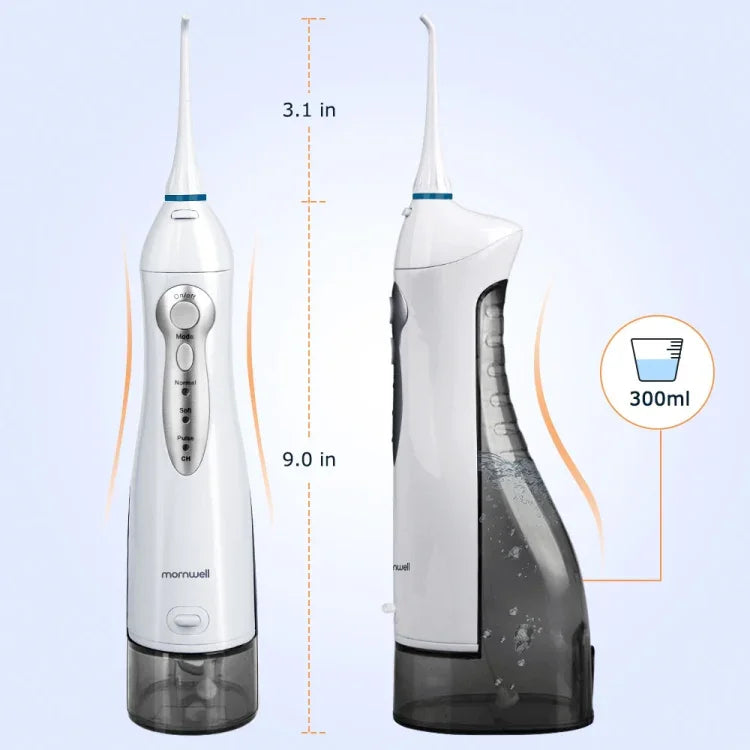 Mornwell D52 USB-aufladbarer Wasserflosser IPX7 wasserdichter Munddusche, D52