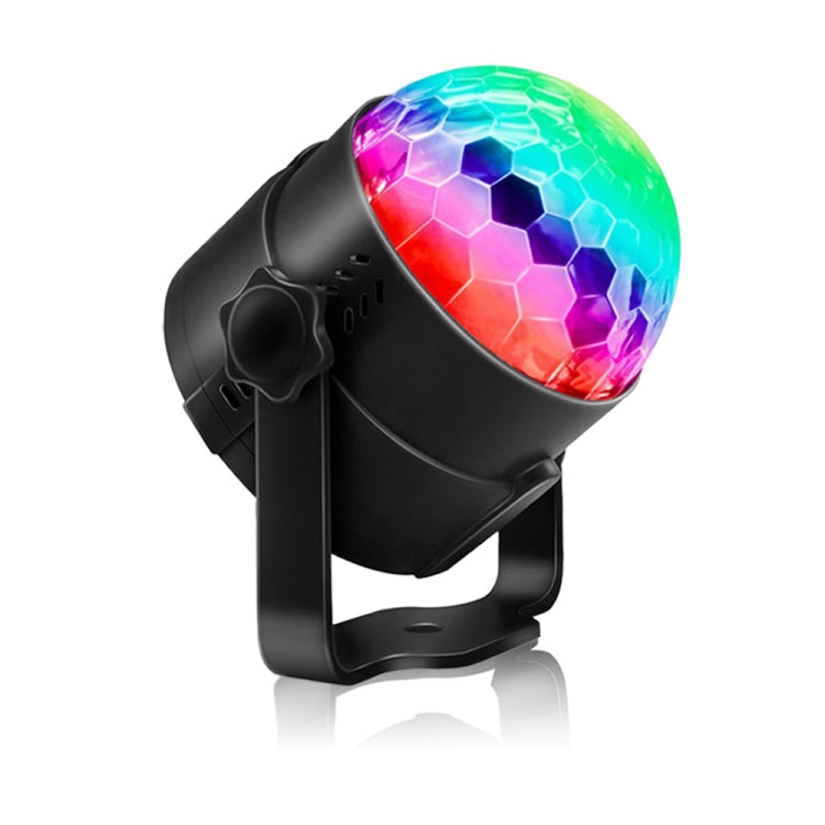YouOKLight YK2278 3W Sound Activated Party DJ Lighting RBG Disco Ball Strobe Lamp Stage Par Light with 7 Modi, Ohne Fernbedienung