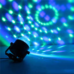 YouOKLight YK2278 3W Sound Activated Party DJ Lighting RBG Disco Ball Strobe Lamp Stage Par Light with 7 Modi, Ohne Fernbedienung