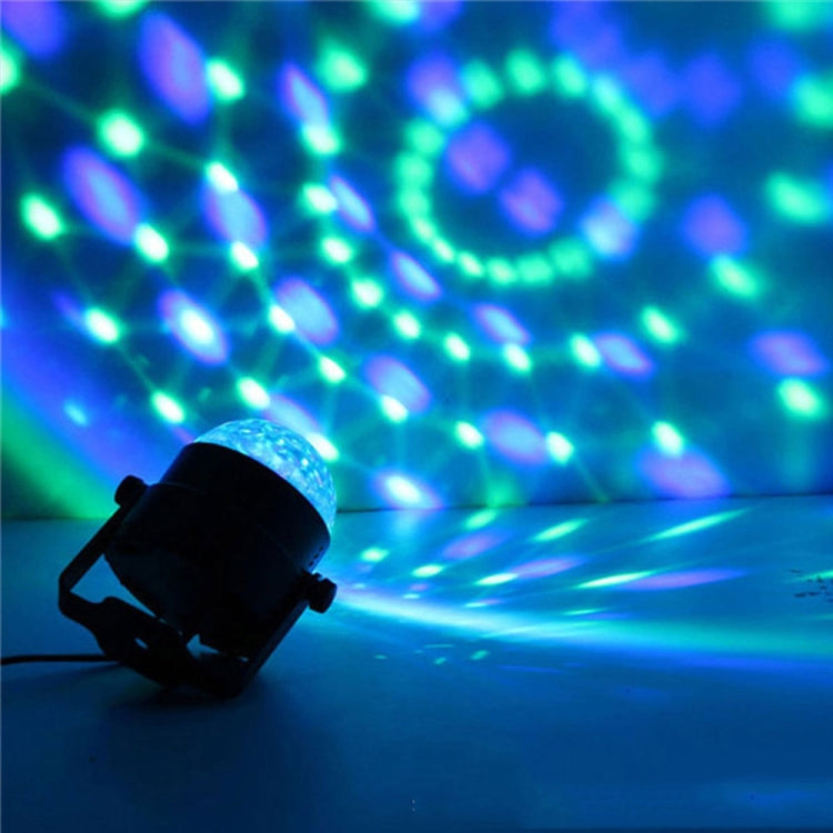 YouOKLight YK2278 3W Sound Activated Party DJ Lighting RBG Disco Ball Strobe Lamp Stage Par Light with 7 Modi, Ohne Fernbedienung