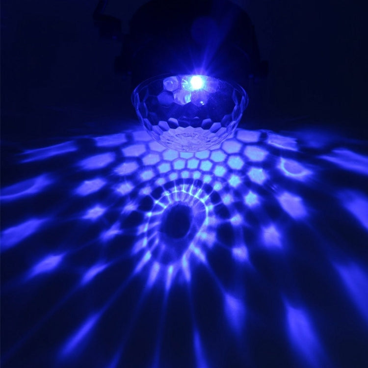YouOKLight YK2278 3W Sound Activated Party DJ Lighting RBG Disco Ball Strobe Lamp Stage Par Light with 7 Modi, Ohne Fernbedienung