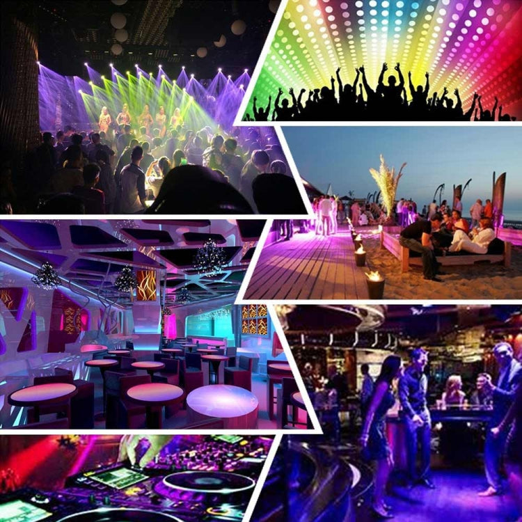 YouOKLight YK2278 3W Sound Activated Party DJ Lighting RBG Disco Ball Strobe Lamp Stage Par Light with 7 Modi, Ohne Fernbedienung