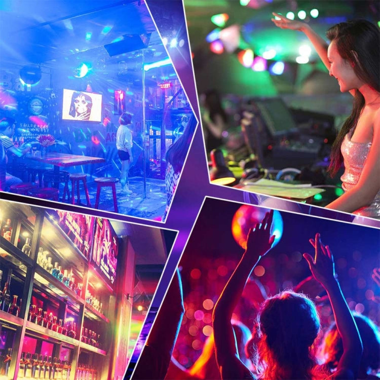 YouOKLight YK2278 3W Sound Activated Party DJ Lighting RBG Disco Ball Strobe Lamp Stage Par Light with 7 Modi, Ohne Fernbedienung