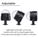 YouOKLight YK2278 3W Sound Activated Party DJ Lighting RBG Disco Ball Strobe Lamp Stage Par Light with 7 Modi, Ohne Fernbedienung