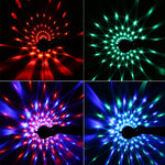 YouOKLight YK2278 3W Sound Activated Party DJ Lighting RBG Disco Ball Strobe Lamp Stage Par Light with 7 Modi, Ohne Fernbedienung
