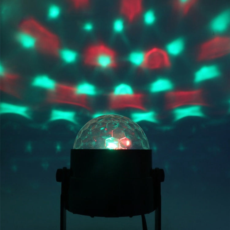 YouOKLight YK2278 3W Sound Activated Party DJ Lighting RBG Disco Ball Strobe Lamp Stage Par Light with 7 Modi, Ohne Fernbedienung