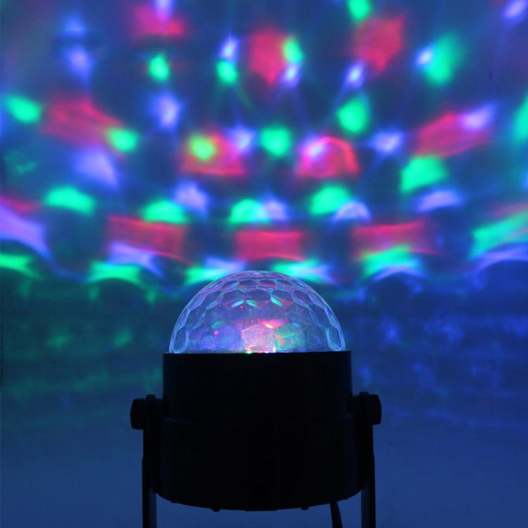 YouOKLight YK2278 3W Sound Activated Party DJ Lighting RBG Disco Ball Strobe Lamp Stage Par Light with 7 Modi, Ohne Fernbedienung