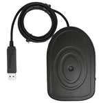 USB-Fußschalter aus Metall zur Steuerung von Tastatur, Maus und PC, 1 Fußschalter (Metall)