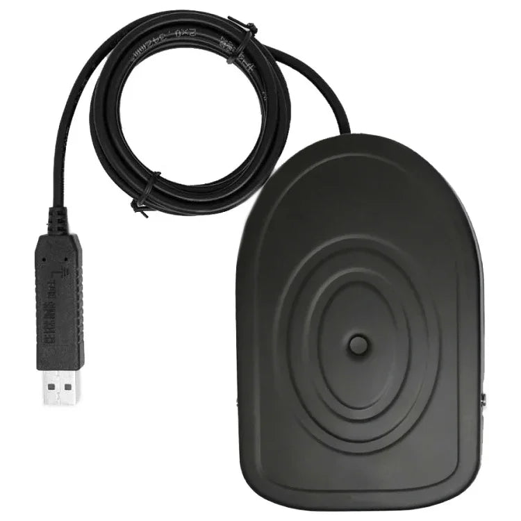 USB-Fußschalter aus Metall zur Steuerung von Tastatur, Maus und PC, 1 Fußschalter (Metall)