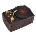 Retro-Bluetooth-Lautsprecher, integrierte hochempfindliche FM-Empfangsantenne, lange Akkulaufzeit, T12 (Braun)