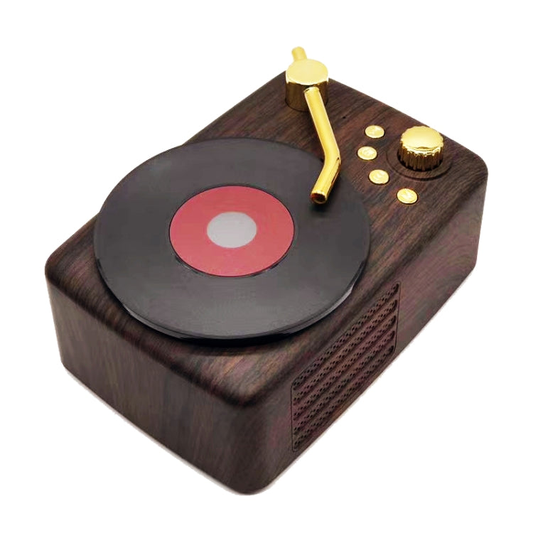 Retro-Bluetooth-Lautsprecher, integrierte hochempfindliche FM-Empfangsantenne, lange Akkulaufzeit, T12 (Braun)