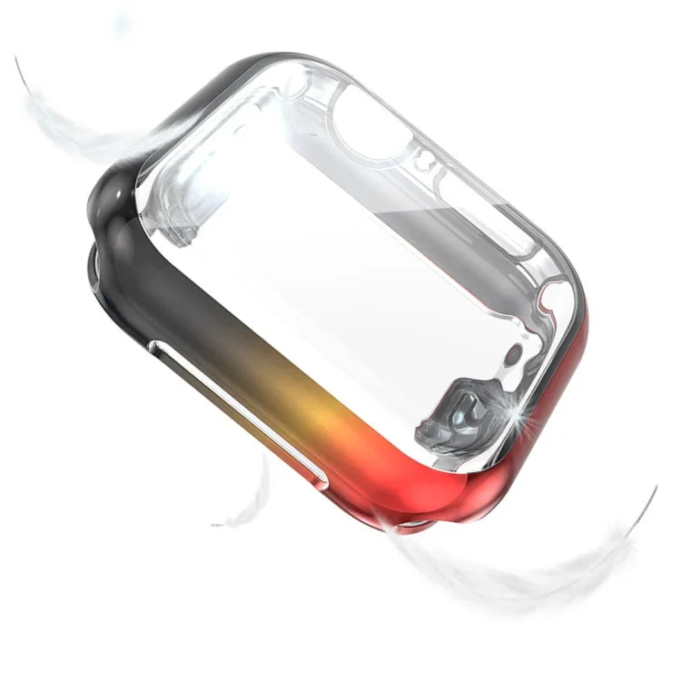 Schutzhülle aus TPU mit Farbverlauf für Apple Watch Series 4/5/6 &amp; Watch SE 1/2/3 (44 mm), passend für Apple Watch Series 5 &amp; 4 (44 mm)