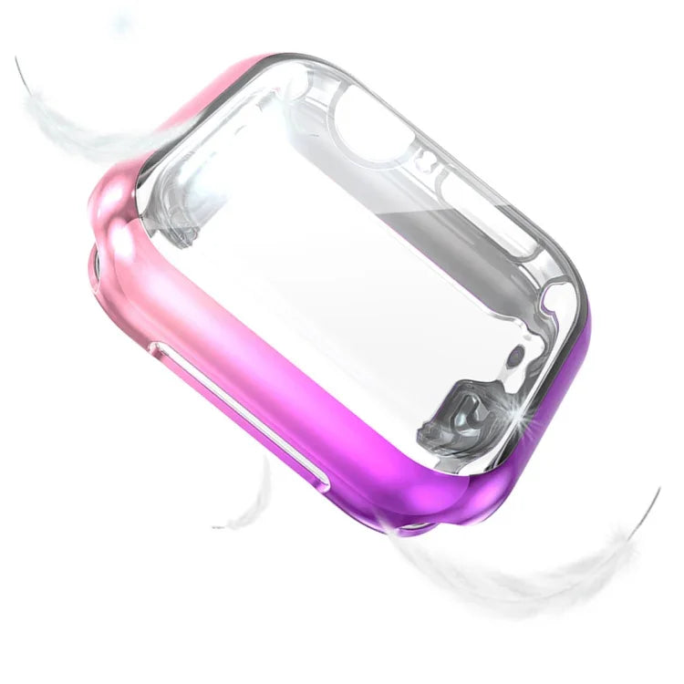 For Apple Watch Series 4/5/6 & Watch SE 1/2/3 44mm Gradient All-inclusive TPU Protective Case, For Apple Watch Series 5 & 4 44mm