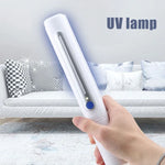 Tragbare Hand-UV-Entkeimungslampe 3W UV-Keimtötende Desinfektionslampe Persönliche Auto Reise UV-Schnelldesinfektionsstift, UV-Schnelldesinfektionsstift