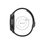 For Huawei GT/GT2 46mm/ Galaxy Watch 46mm/ Fossil Fossil Gen 5 Carlyle 46mm Stainless Steel Mesh Watch Wrist Strap 22MM, Black, Gold, Colourful, Rose Gold, Dark Blue, Silver, Purple
