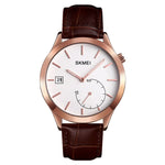 SKMEI 1581 Kreative Mode Herrenuhr Einfache Lässige Outdoor-Sport Wasserdichte Zweizeiger- Quarzuhr