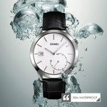 SKMEI 1581 Kreative Mode Herrenuhr Einfache Lässige Outdoor-Sport Wasserdichte Zweizeiger- Quarzuhr