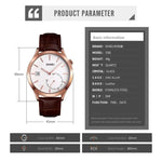 SKMEI 1581 Kreative Mode Herrenuhr Einfache Lässige Outdoor-Sport Wasserdichte Zweizeiger- Quarzuhr