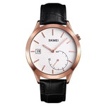 SKMEI 1581 Kreative Mode Herrenuhr Einfache Lässige Outdoor-Sport Wasserdichte Zweizeiger- Quarzuhr