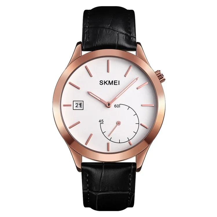 SKMEI 1581 Kreative Mode Herrenuhr Einfache Lässige Outdoor-Sport Wasserdichte Zweizeiger- Quarzuhr