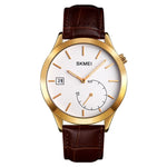 SKMEI 1581 Kreative Mode Herrenuhr Einfache Lässige Outdoor-Sport Wasserdichte Zweizeiger- Quarzuhr