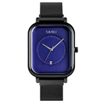SKMEI 9207 Mode Kreative Einfache Uhr Herren Magnetische Schnalle Mesh-Armband Stahlarmband Paar Quarzuhr