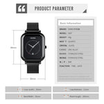 SKMEI 9207 Mode Kreative Einfache Uhr Herren Magnetische Schnalle Mesh-Armband Stahlarmband Paar Quarzuhr
