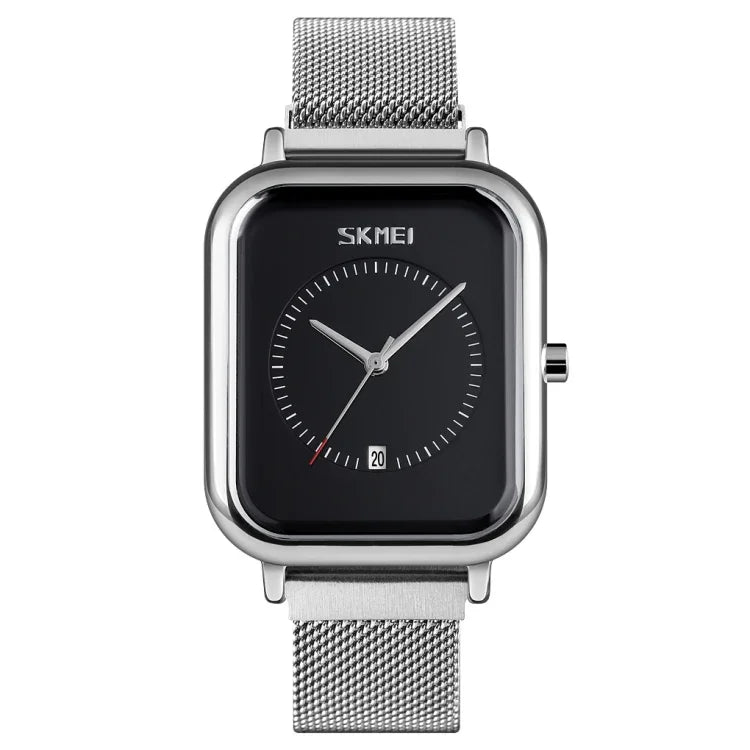 SKMEI 9207 Mode Kreative Einfache Uhr Herren Magnetische Schnalle Mesh-Armband Stahlarmband Paar Quarzuhr