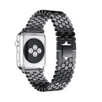 Armband aus Edelstahl mit Wabenmuster für Apple Watch Series 5 &amp; 4 (44 mm) / 3 &amp; 2 &amp; 1 (42 mm)