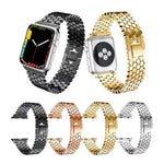 Armband aus Edelstahl mit Wabenmuster für Apple Watch Series 5 &amp; 4 (44 mm) / 3 &amp; 2 &amp; 1 (42 mm)