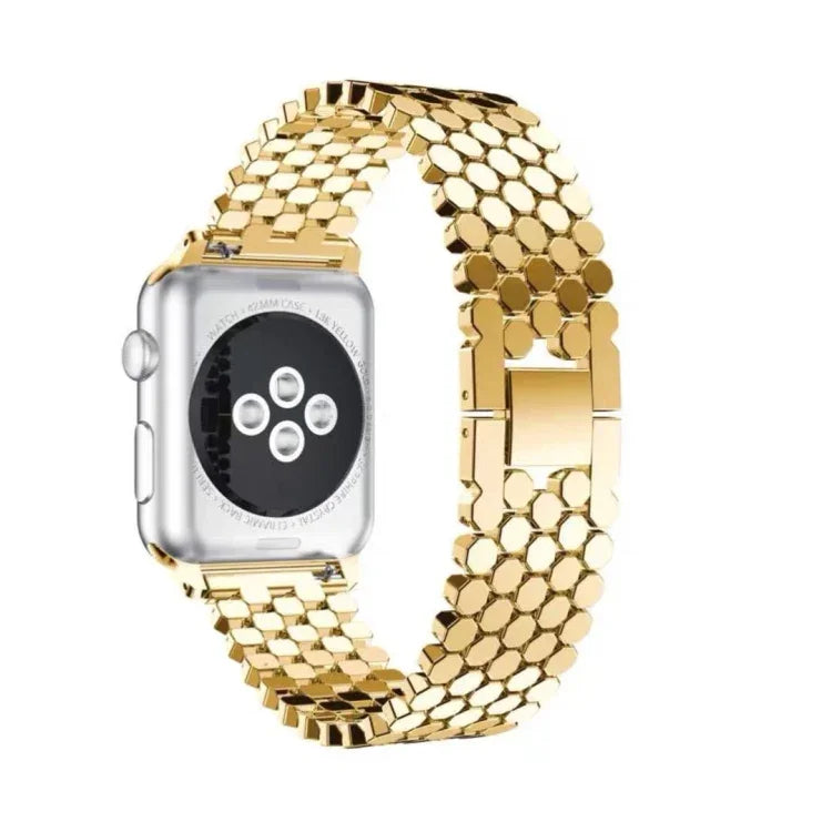 Armband aus Edelstahl mit Wabenmuster für Apple Watch Series 5 &amp; 4 (44 mm) / 3 &amp; 2 &amp; 1 (42 mm)