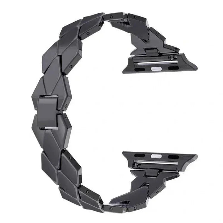 Apple Watch Series 5 &amp; 4 40 mm / 3 &amp; 2 &amp; 1 38 mm Diamant-Edelstahlarmband, für Apple Watch Series 5 &amp; 4 40 mm
