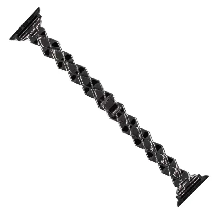 Apple Watch Series 5 &amp; 4 40 mm / 3 &amp; 2 &amp; 1 38 mm Diamant-Edelstahlarmband, für Apple Watch Series 5 &amp; 4 40 mm