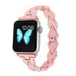 Apple Watch Series 5 &amp; 4 40 mm / 3 &amp; 2 &amp; 1 38 mm Diamant-Edelstahlarmband, für Apple Watch Series 5 &amp; 4 40 mm