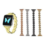 Apple Watch Series 5 &amp; 4 40 mm / 3 &amp; 2 &amp; 1 38 mm Diamant-Edelstahlarmband, für Apple Watch Series 5 &amp; 4 40 mm