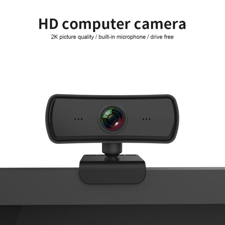 C3 400W Pixel 2K Auflösung Autofokus HD 1080P Webcam 360 Grad Drehung Für Live-Übertragungen, Videokonferenzen, Arbeit Webkamera mit Mikrofon USB Treiberfrei, C3