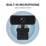 C3 400W Pixel 2K Auflösung Autofokus HD 1080P Webcam 360 Grad Drehung Für Live-Übertragungen, Videokonferenzen, Arbeit Webkamera mit Mikrofon USB Treiberfrei, C3