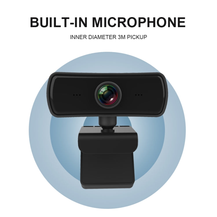 C3 400W Pixel 2K Auflösung Autofokus HD 1080P Webcam 360 Grad Drehung Für Live-Übertragungen, Videokonferenzen, Arbeit Webkamera mit Mikrofon USB Treiberfrei, C3