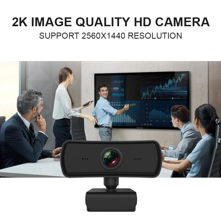 C3 400W Pixel 2K Auflösung Autofokus HD 1080P Webcam 360 Grad Drehung Für Live-Übertragungen, Videokonferenzen, Arbeit Webkamera mit Mikrofon USB Treiberfrei, C3