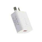 QC 3.0 18W 3A Einzelnes USB-Anschluss-Ladegerät, AU-Stecker