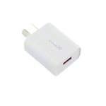 QC 3.0 18W 3A Einzelnes USB-Anschluss-Ladegerät, AU-Stecker