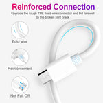 2-in-1 1m USB zu Micro-USB Datenkabel + 30W QC 3.0 4 USB-Schnittstellen Universal-Schnellladegerät für Handy und Tablet PC Reise-Ladeset, UK Stecker, Micro-USB Set UK Stecker