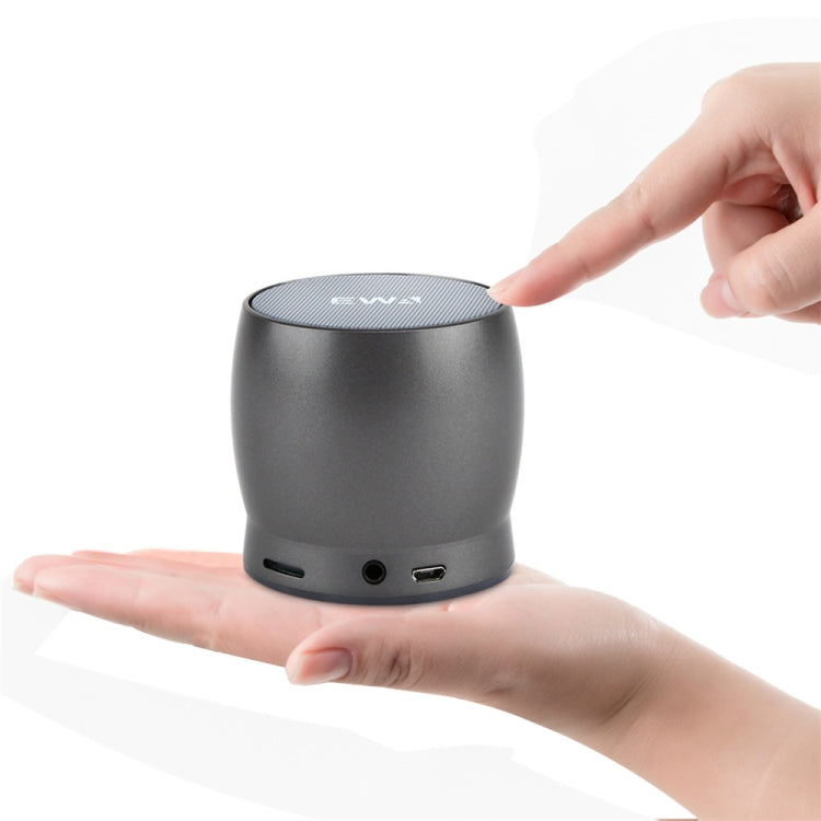 EWA A150 Tragbarer Mini-Bluetooth-Lautsprecher Kabelloser Hifi-Stereo-Lautsprecher Starker Bass Musik-Boombox Metall-Subwoofer, unterstützt Micro-SD-Karte & 3,5 mm AUX