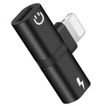 Zs-18182 2 Stück 2-in-1 8-Pin Stecker zu 8-Pin Lade- + 8-Pin Audio Buchse Ohrhörer Adapter, Unterstützt Anruf- & Lautstärkeregelung, Kompatibel mit IOS 13 System