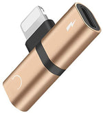 Zs-18182 2 Stück 2-in-1 8-Pin Stecker zu 8-Pin Lade- + 8-Pin Audio Buchse Ohrhörer Adapter, Unterstützt Anruf- & Lautstärkeregelung, Kompatibel mit IOS 13 System