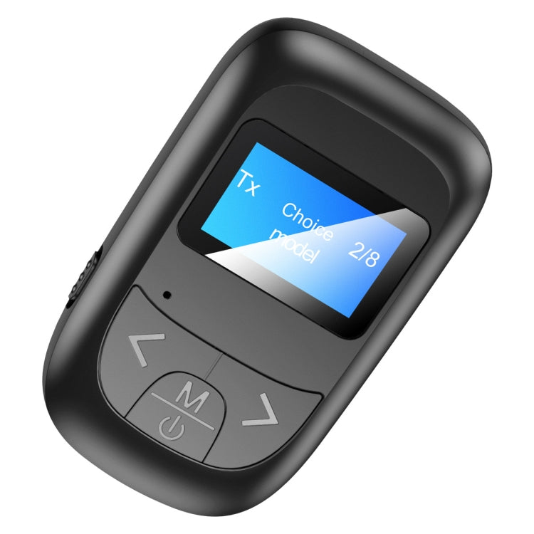 T14 2-in-1 Bluetooth-Adapter Auto-Freisprecheinrichtung Bluetooth-Empfänger-Sender mit LCD-Digitalanzeige, T14