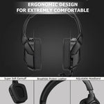 ONIKUMA K20 PS4 Headset Stereo Gaming Headset mit Mikrofon/LED-Licht für XBox One/Laptop Tablet